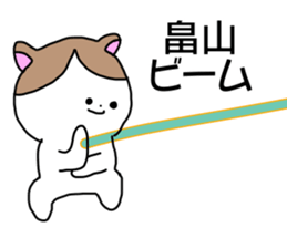 Name sticker Hatakeyama can be used sticker #14630780