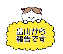 Name sticker Hatakeyama can be used sticker #14630782