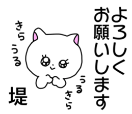 Name sticker Tsutsumi can be used sticker #14630897