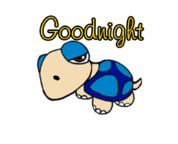 Little turtle MR.SLOWLY sticker #14630919