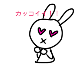 a Rabbit and a bear sticker #14631327