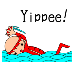 Play of the kappa.English edition sticker #14632266