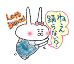 Usagijyoshi graffiti 4 sticker #14632474