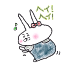 Usagijyoshi graffiti 4 sticker #14632475