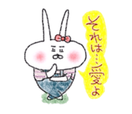 Usagijyoshi graffiti 4 sticker #14632476