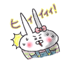 Usagijyoshi graffiti 4 sticker #14632483