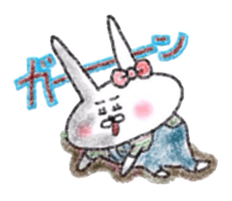 Usagijyoshi graffiti 4 sticker #14632484