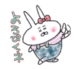 Usagijyoshi graffiti 4 sticker #14632495