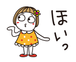 Bangs short girl vol.29 sticker #14632842