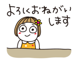 Bangs short girl vol.29 sticker #14632846
