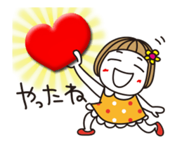 Bangs short girl vol.29 sticker #14632850