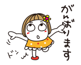 Bangs short girl vol.29 sticker #14632852