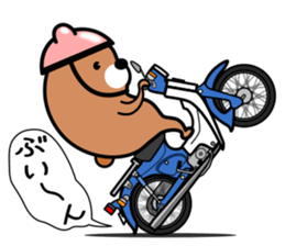 Bear rider Sticker sticker #14633108