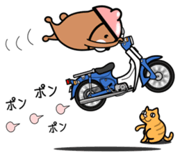 Bear rider Sticker sticker #14633117