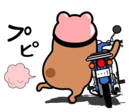 Bear rider Sticker sticker #14633135