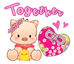 Little Pig Amy~Amulet for love sticker #14633294