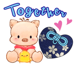 Little Pig Amy~Amulet for love sticker #14633295