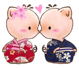 Little Pig Amy~Amulet for love sticker #14633305