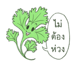 Coriander and Lotus sticker #14633441