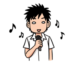 Tee, the serious guy sticker #14633588