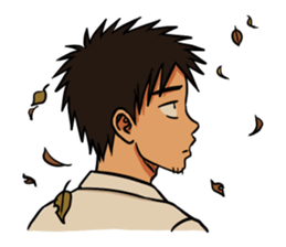 Tee, the serious guy sticker #14633594