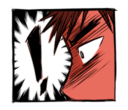 Tee, the serious guy sticker #14633610