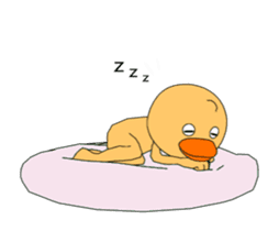 Moving cute Duck sticker #14634165