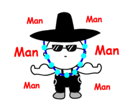 Mr. Too-Strong 2- Hero's daily life sticker #14634337