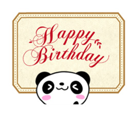 Mischievous cute Panda Honorific edition sticker #14634401
