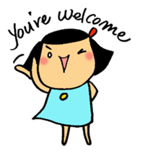 Kawaii ui-chan 2 sticker #14634537