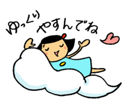 Kawaii ui-chan 2 sticker #14634541