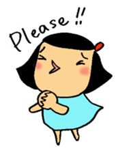 Kawaii ui-chan 2 sticker #14634543