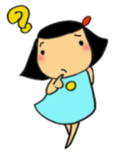 Kawaii ui-chan 2 sticker #14634550