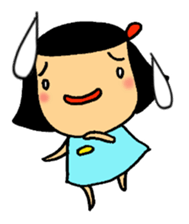 Kawaii ui-chan 2 sticker #14634552