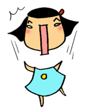 Kawaii ui-chan 2 sticker #14634556