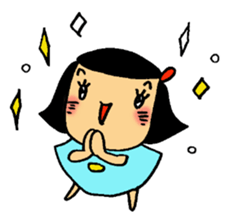 Kawaii ui-chan 2 sticker #14634558