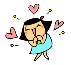 Kawaii ui-chan 2 sticker #14634559