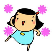 Kawaii ui-chan 2 sticker #14634560