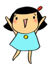 Kawaii ui-chan 2 sticker #14634561