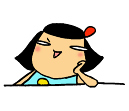 Kawaii ui-chan 2 sticker #14634562