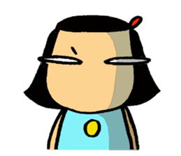 Kawaii ui-chan 2 sticker #14634563