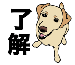 JULIA the Labrador Retriever sticker #14634850