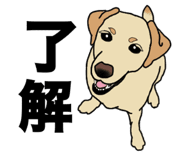 JULIA the Labrador Retriever sticker #14634850