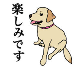 JULIA the Labrador Retriever sticker #14634851