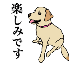 JULIA the Labrador Retriever sticker #14634851