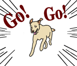 JULIA the Labrador Retriever sticker #14634857