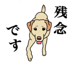 JULIA the Labrador Retriever sticker #14634862