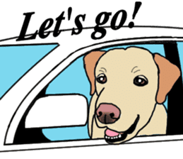 JULIA the Labrador Retriever sticker #14634863