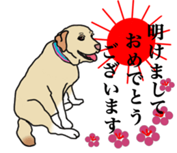 JULIA the Labrador Retriever sticker #14634864