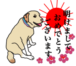 JULIA the Labrador Retriever sticker #14634864